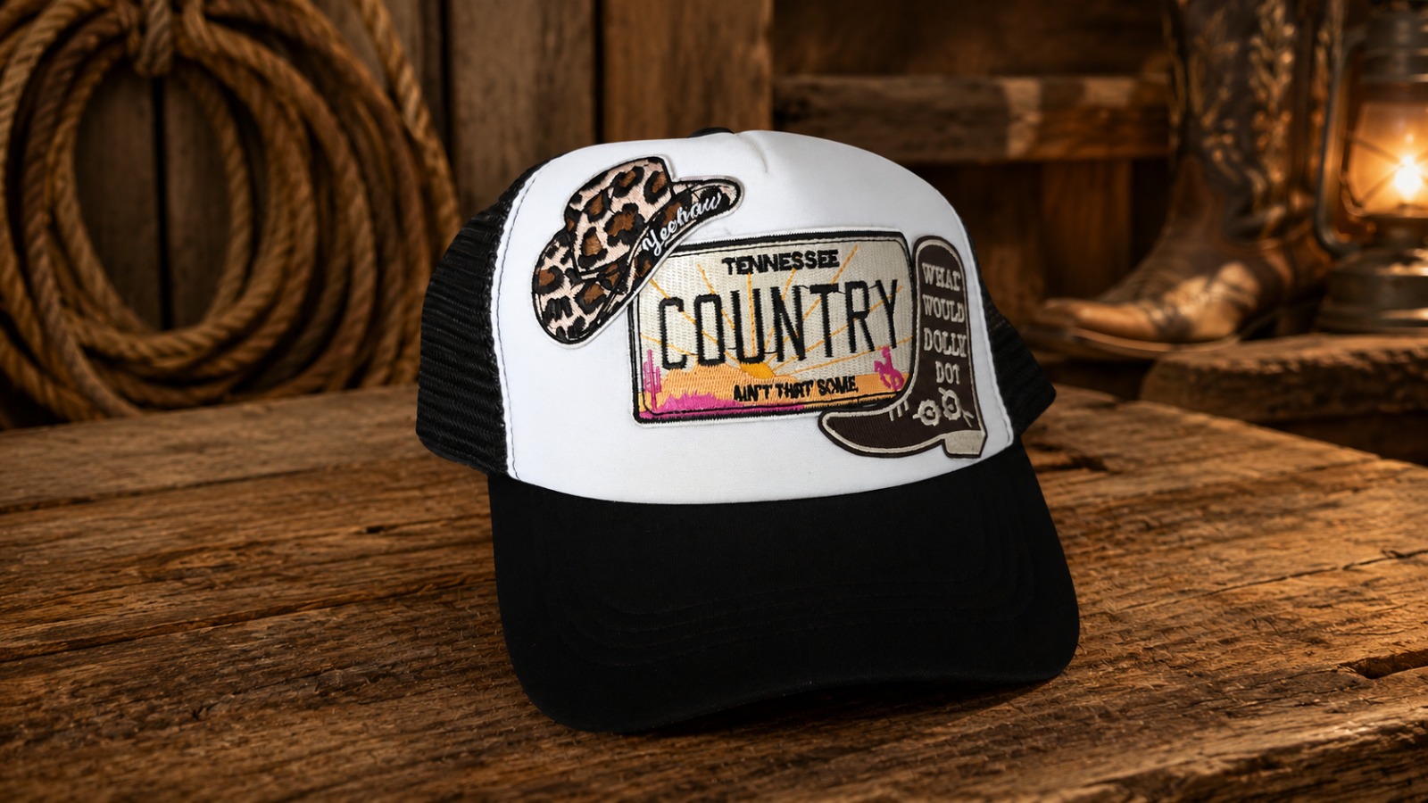 Dolly trucker hat