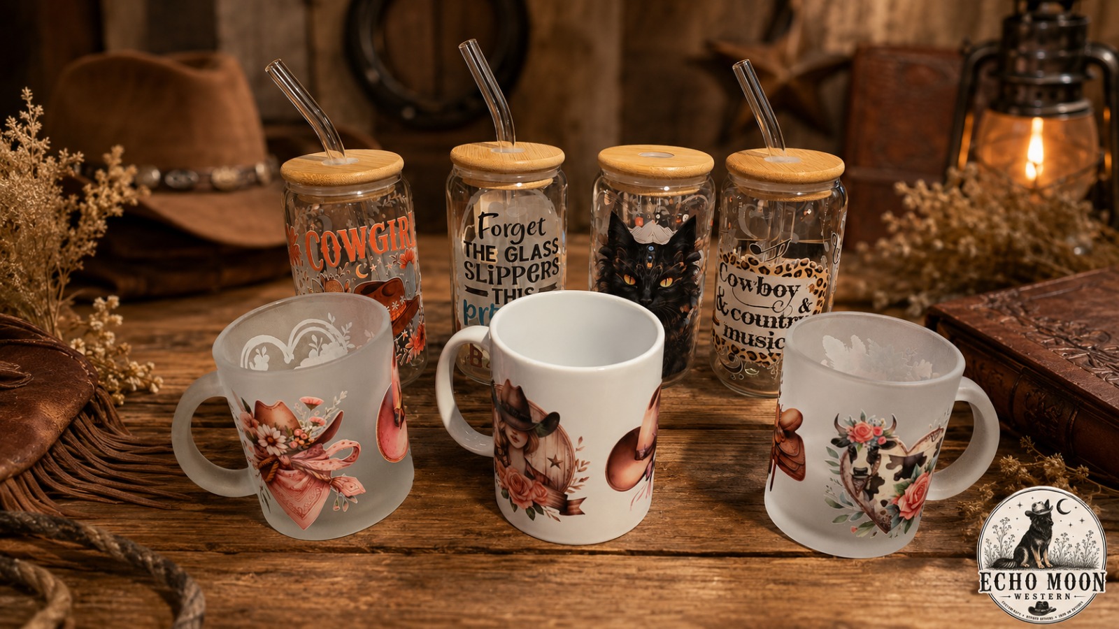 Western tumblers and cups